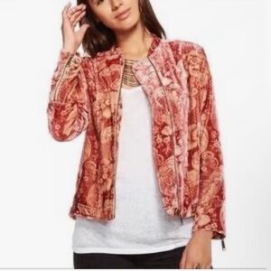 Chaser Floral Silk Bomber
